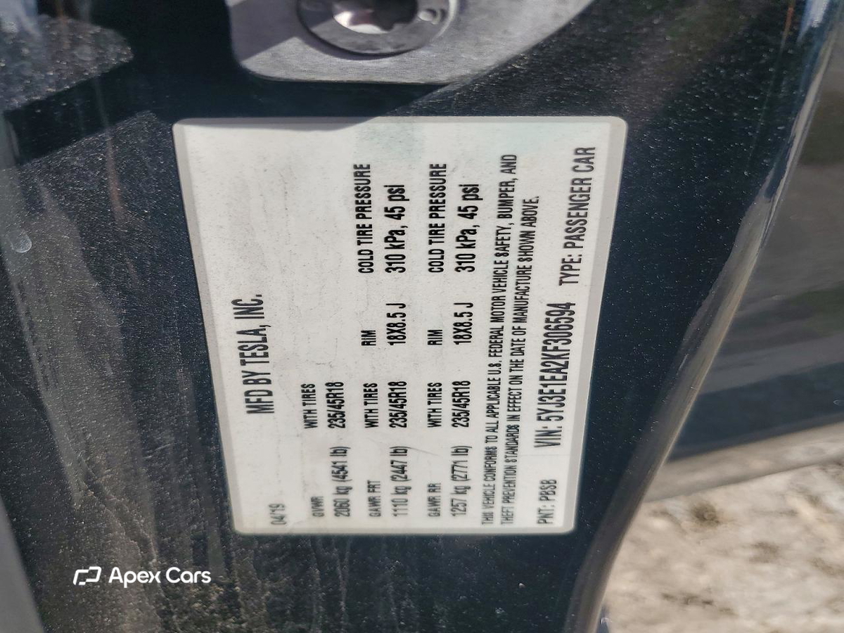Tesla Model 3 2019