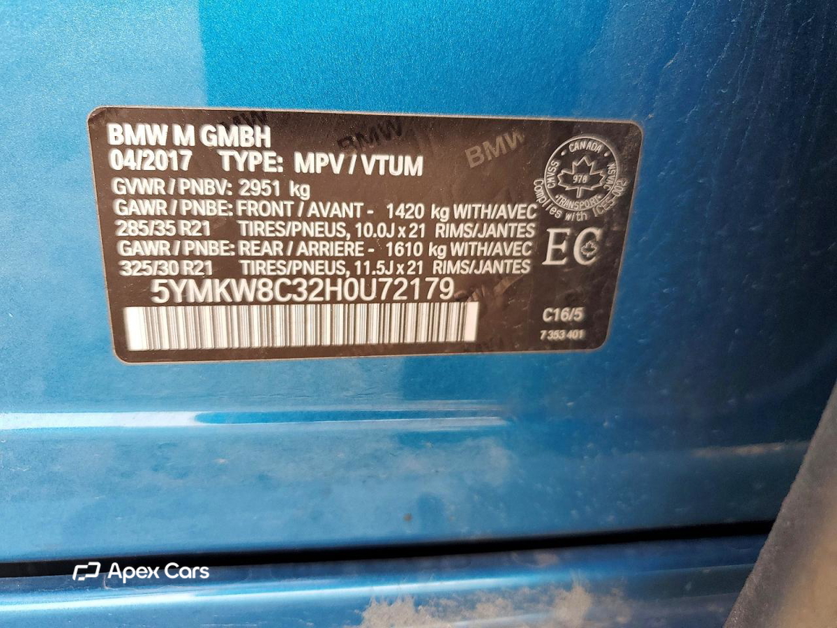 BMW X6 2017