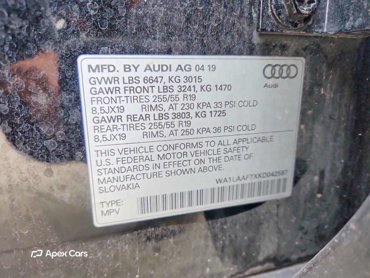 Audi Q7 2019