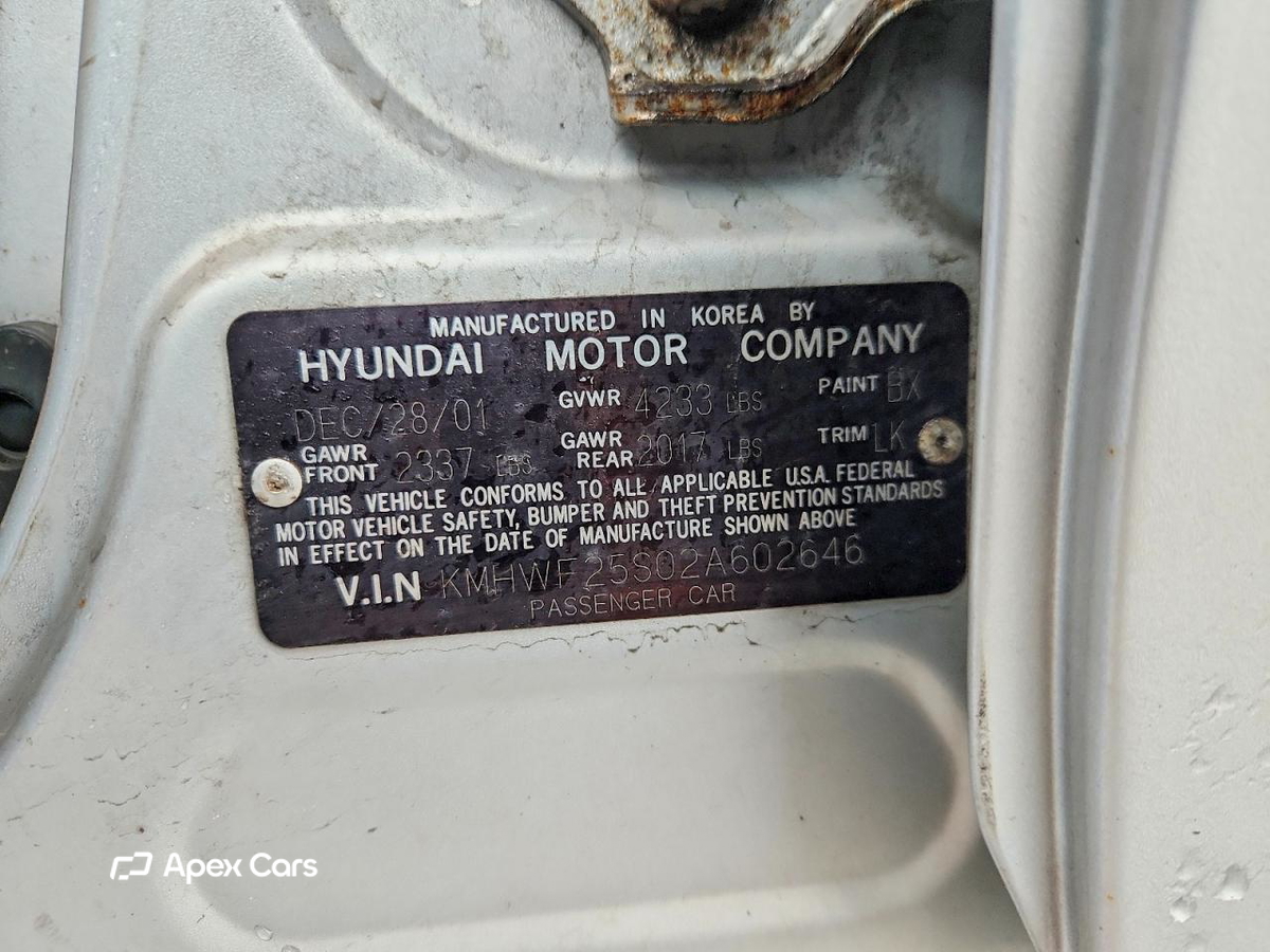 Hyundai Sonata 2002