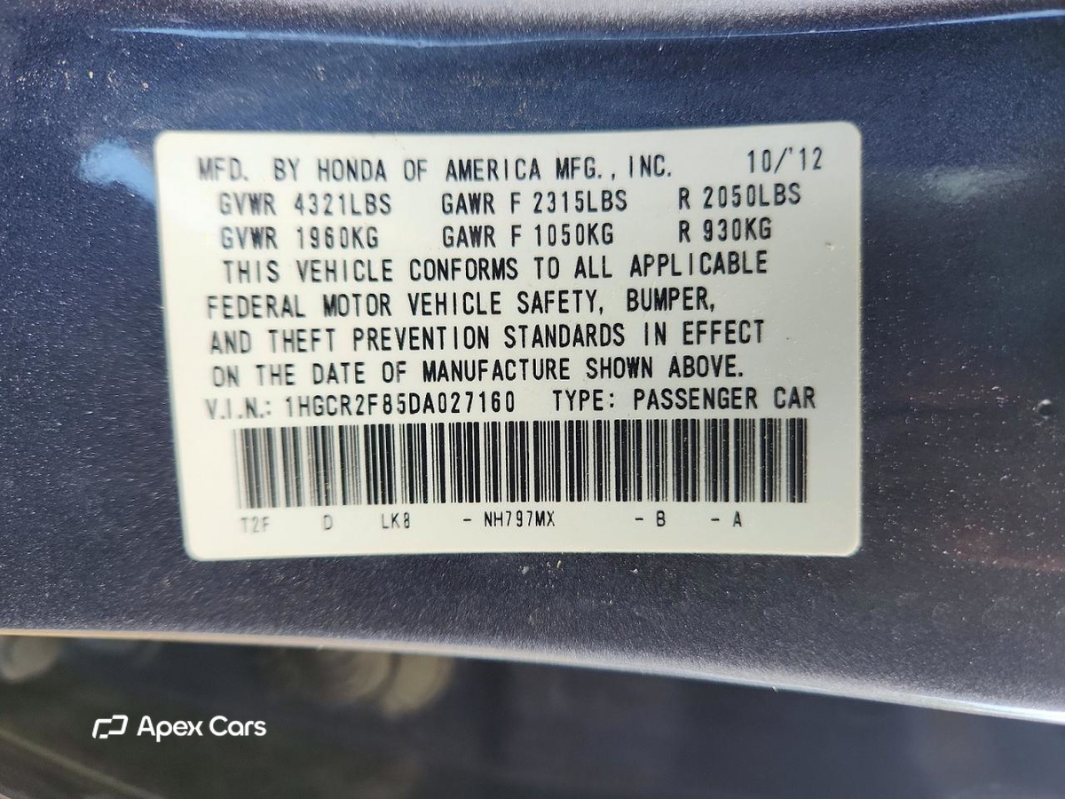 Honda Accord 2013