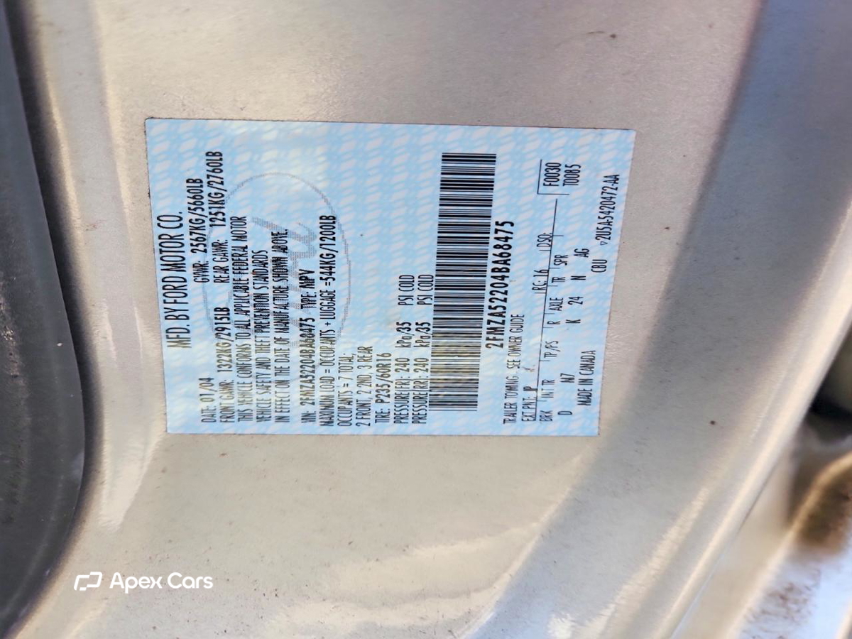 Ford Freestar 2004