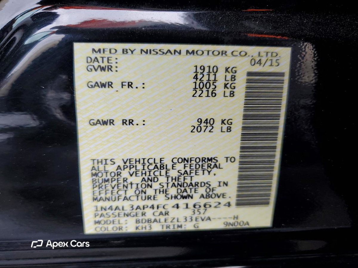 Nissan Altima 2015