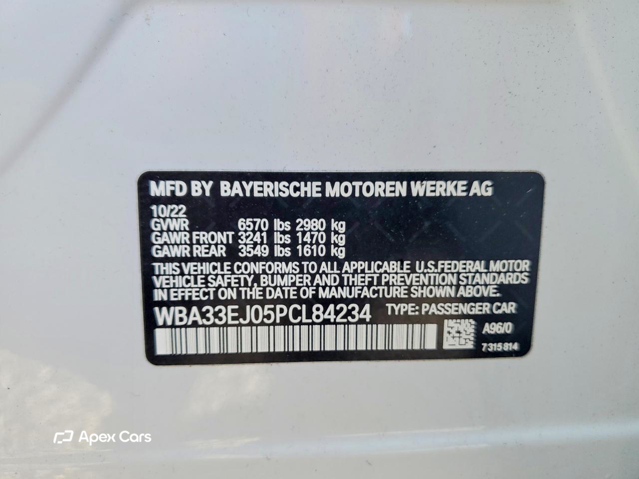 BMW Series 7 2023