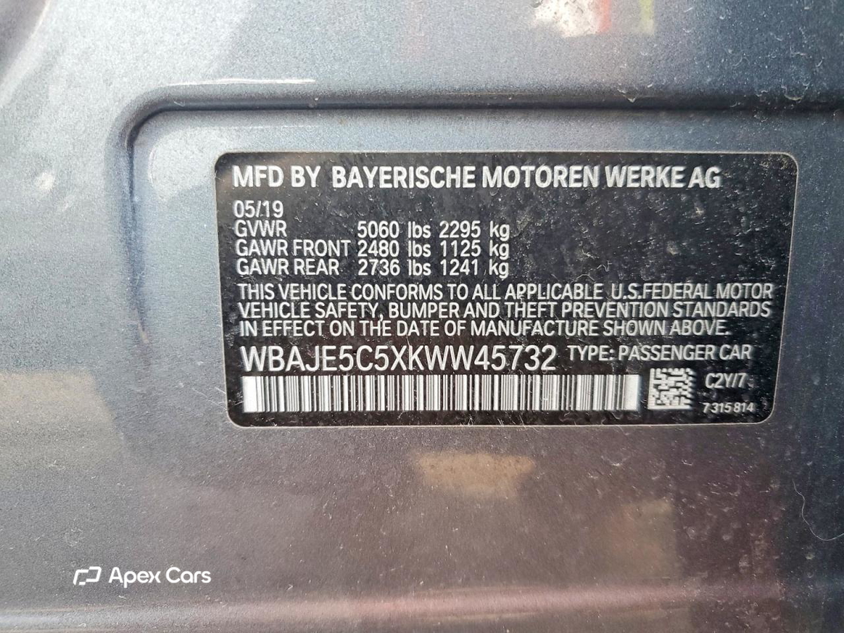 BMW Series 5 2019