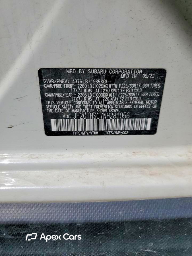 Subaru XV 2022
