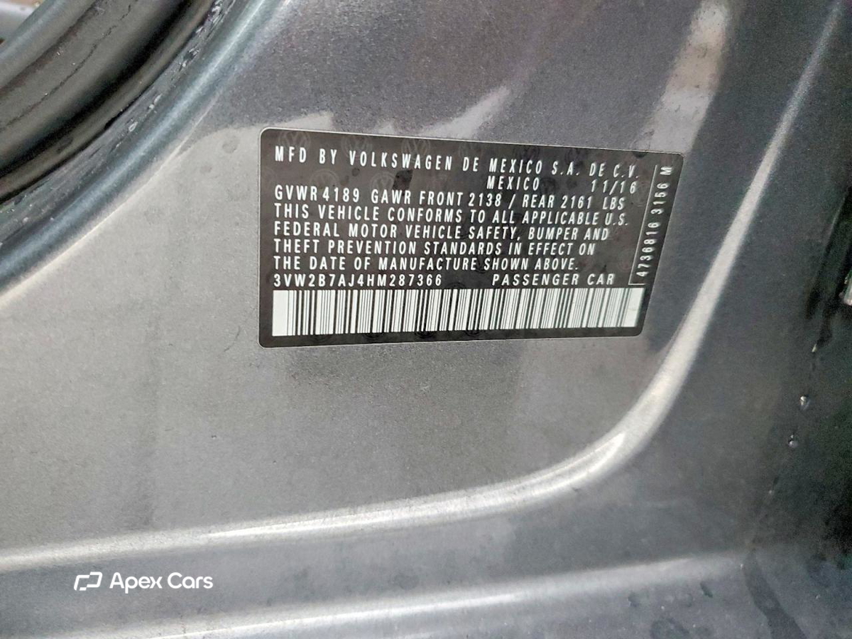Volkswagen Jetta 2017
