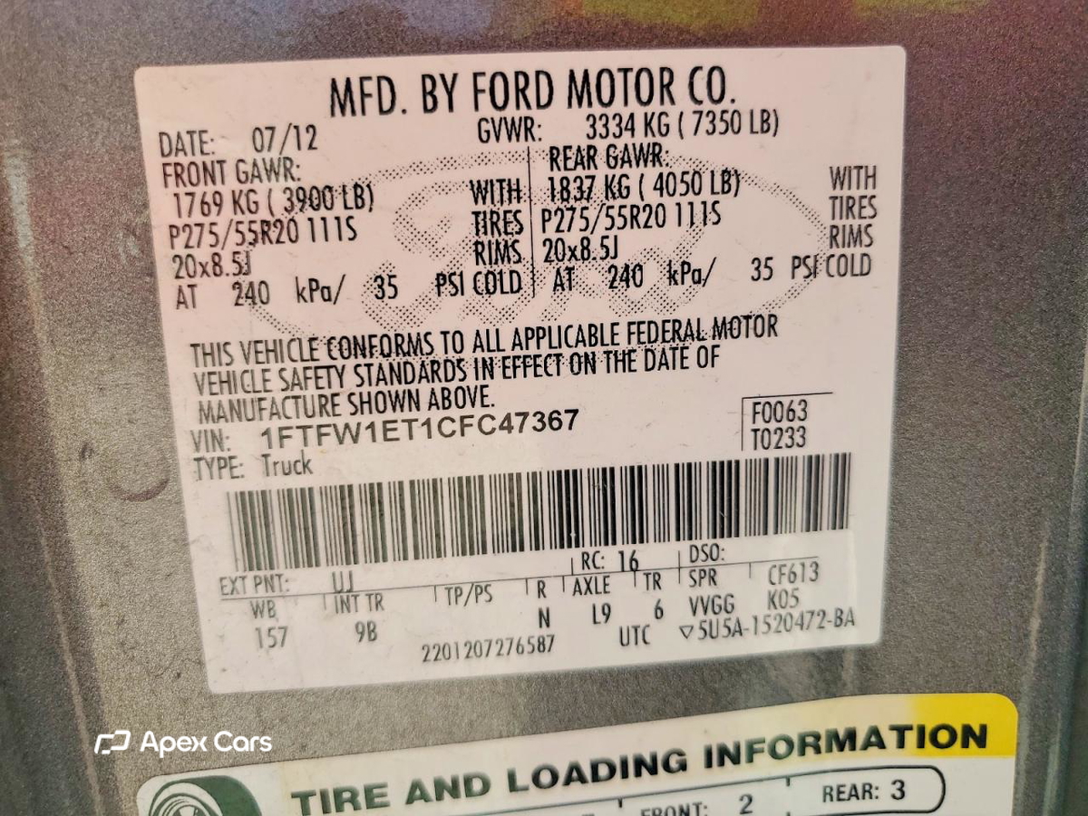 Ford F-150 2012
