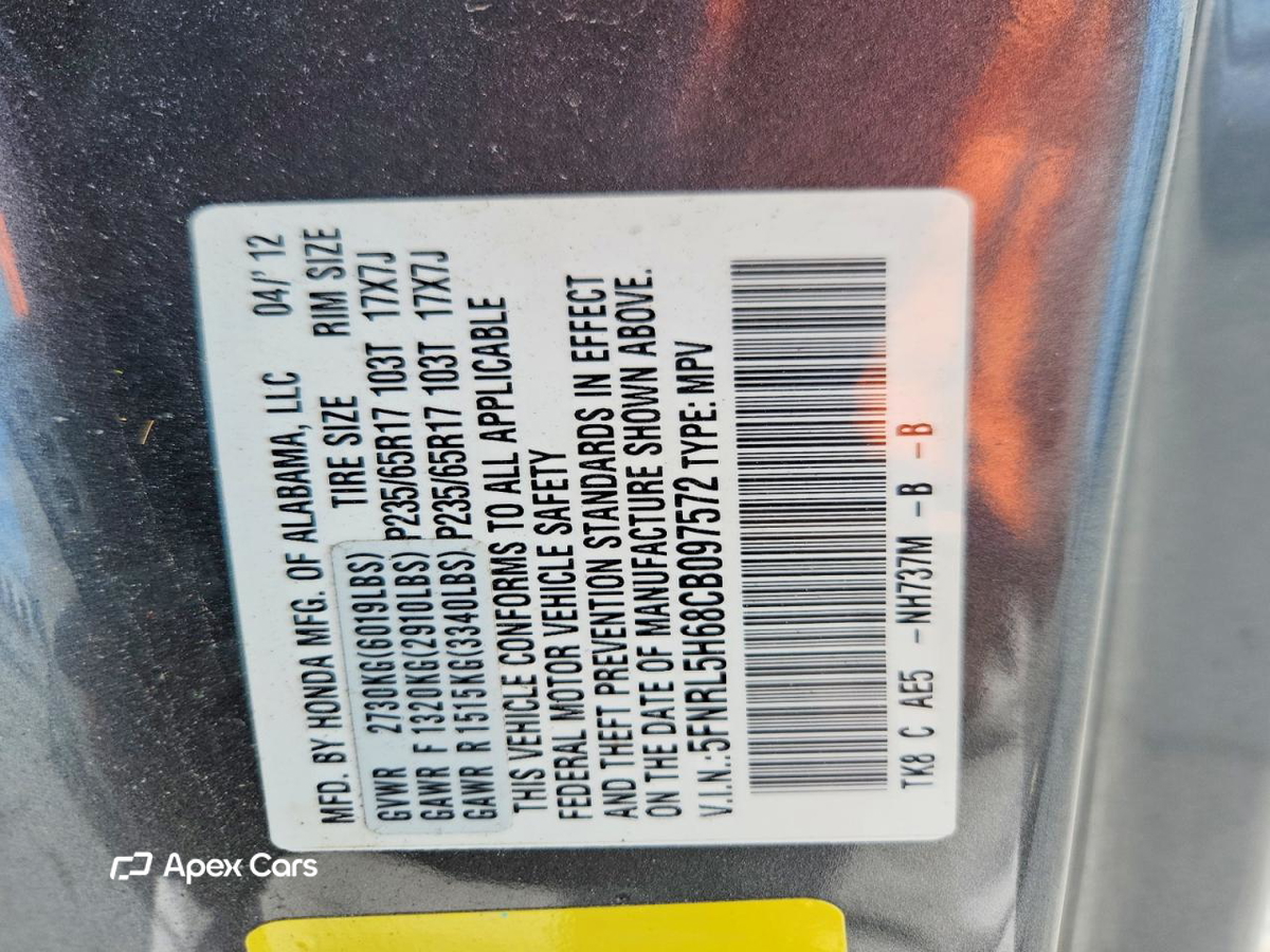 Honda Odyssey 2012