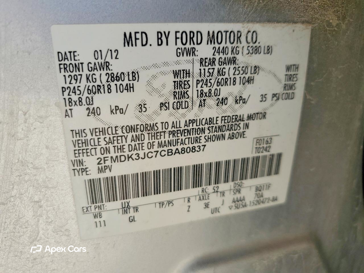 Ford Edge 2012