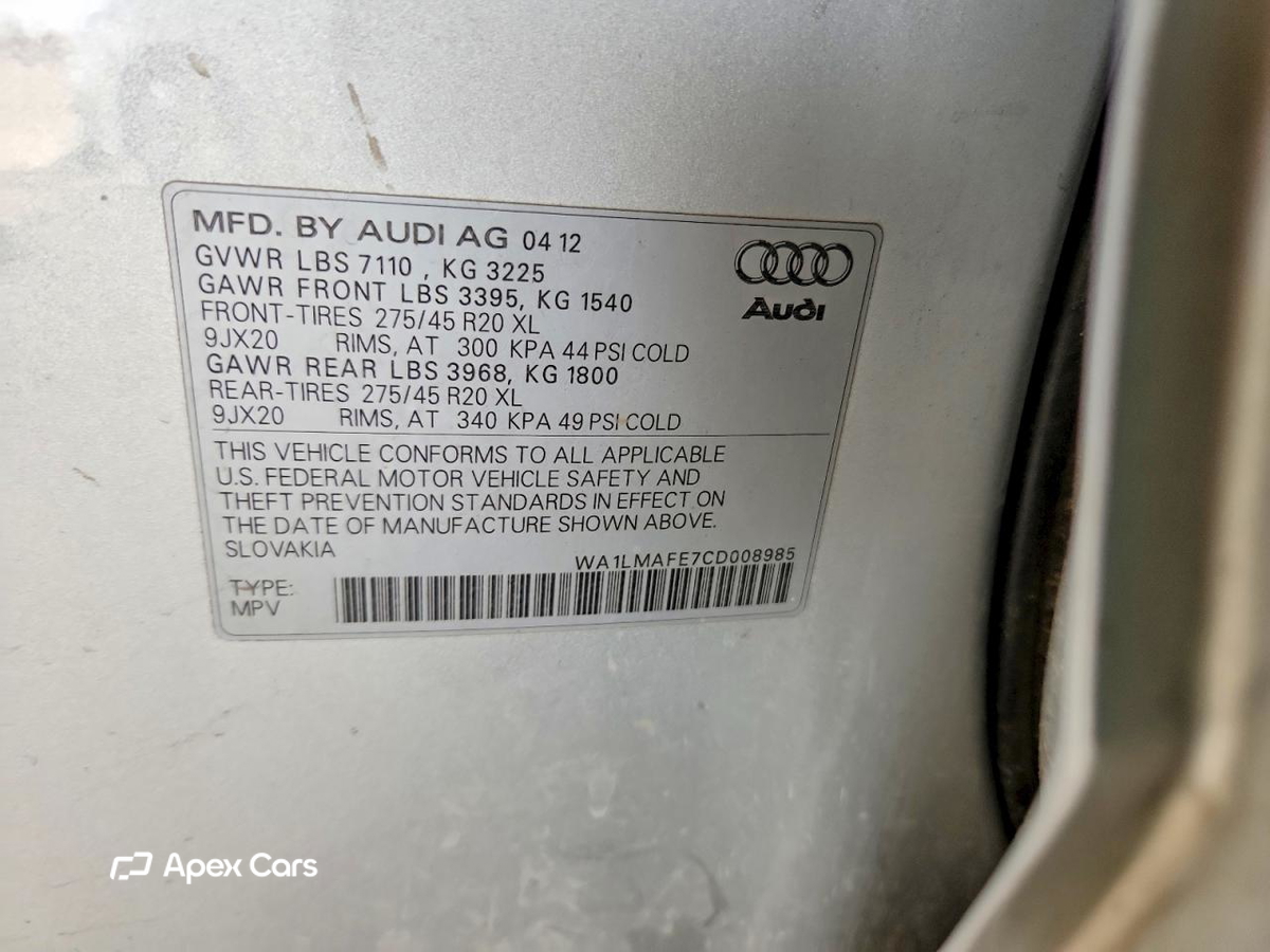 Audi Q7 2012