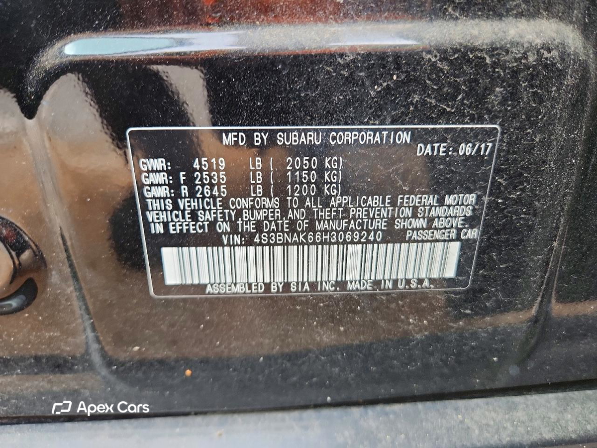 Subaru Legacy 2017