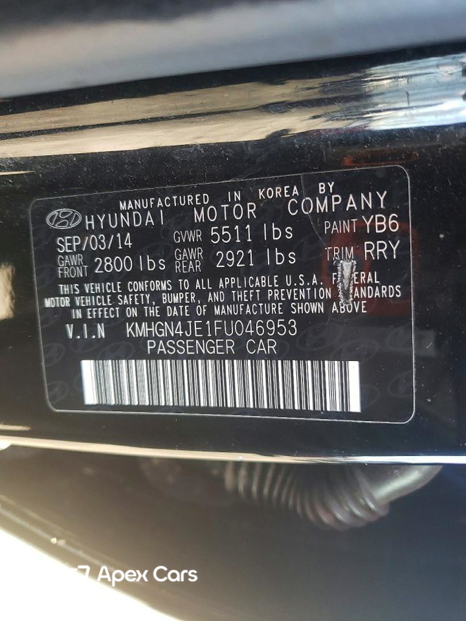 Hyundai Genesis 2015