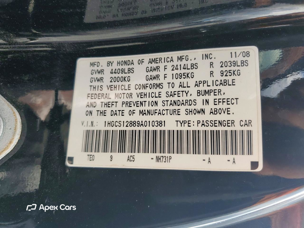 Honda Accord 2009