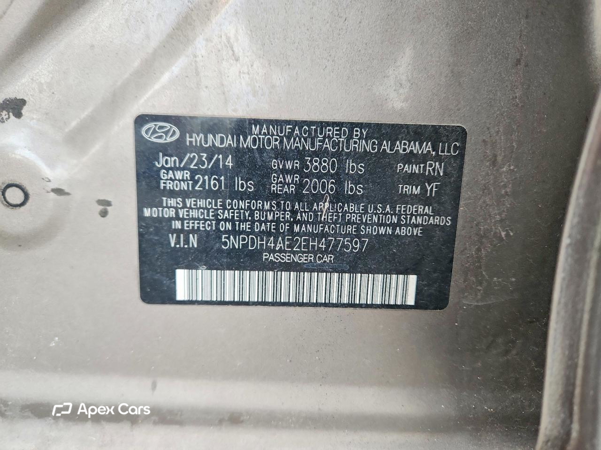Hyundai Elantra 2014
