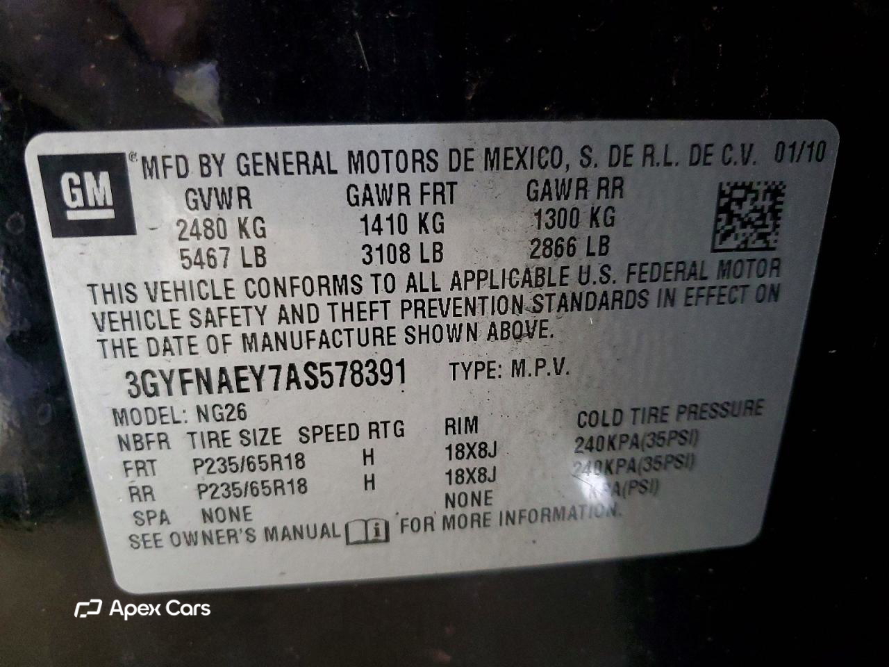 Cadillac SRX 2010