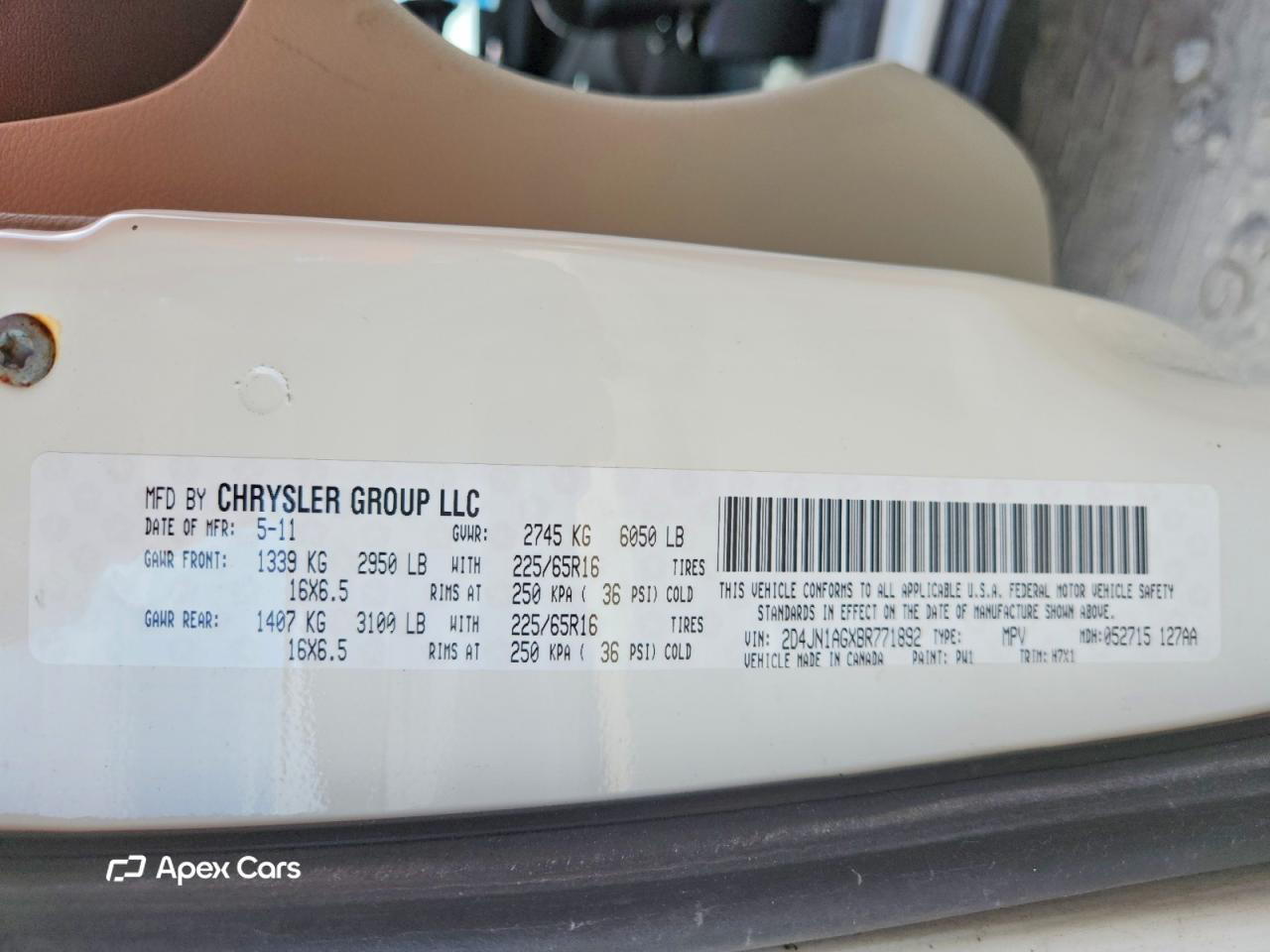 Dodge Caravan 2011
