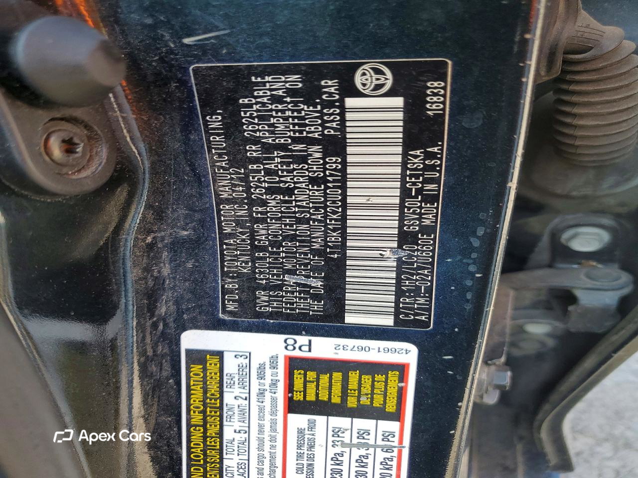 Toyota Camry 2012