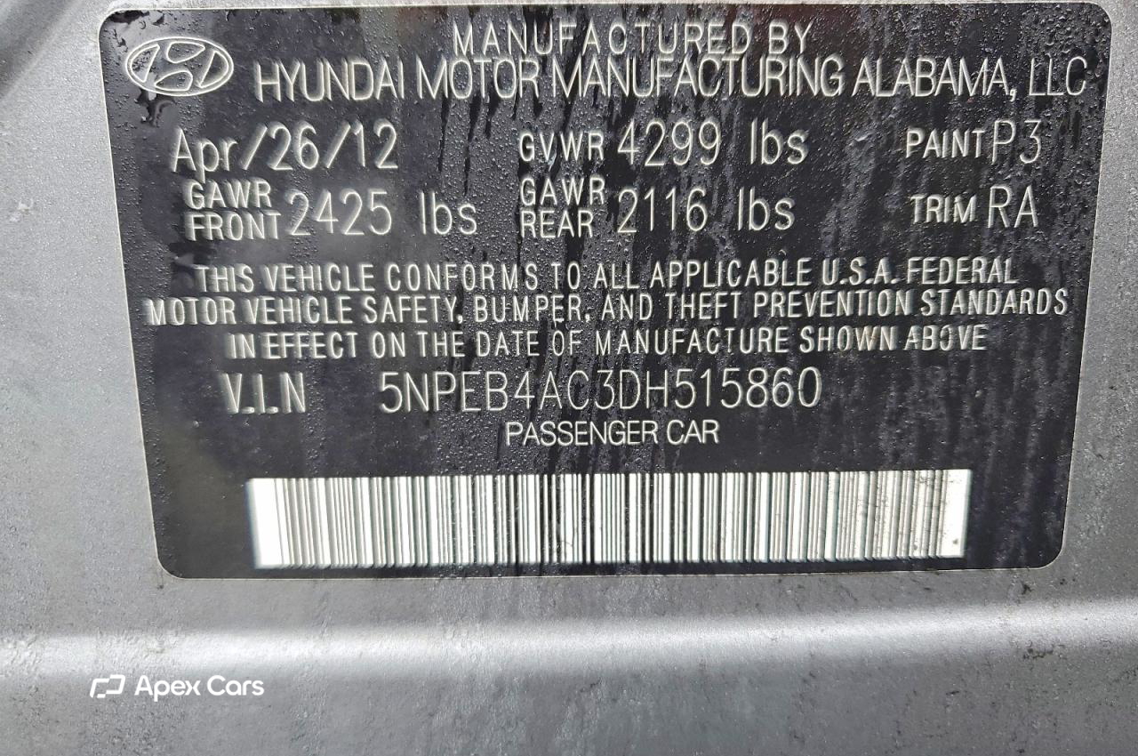 Hyundai Sonata 2013
