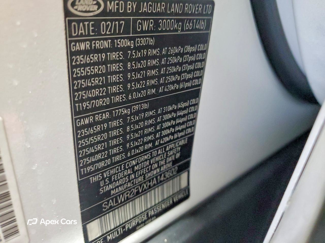 Land Rover Range Rover 2017