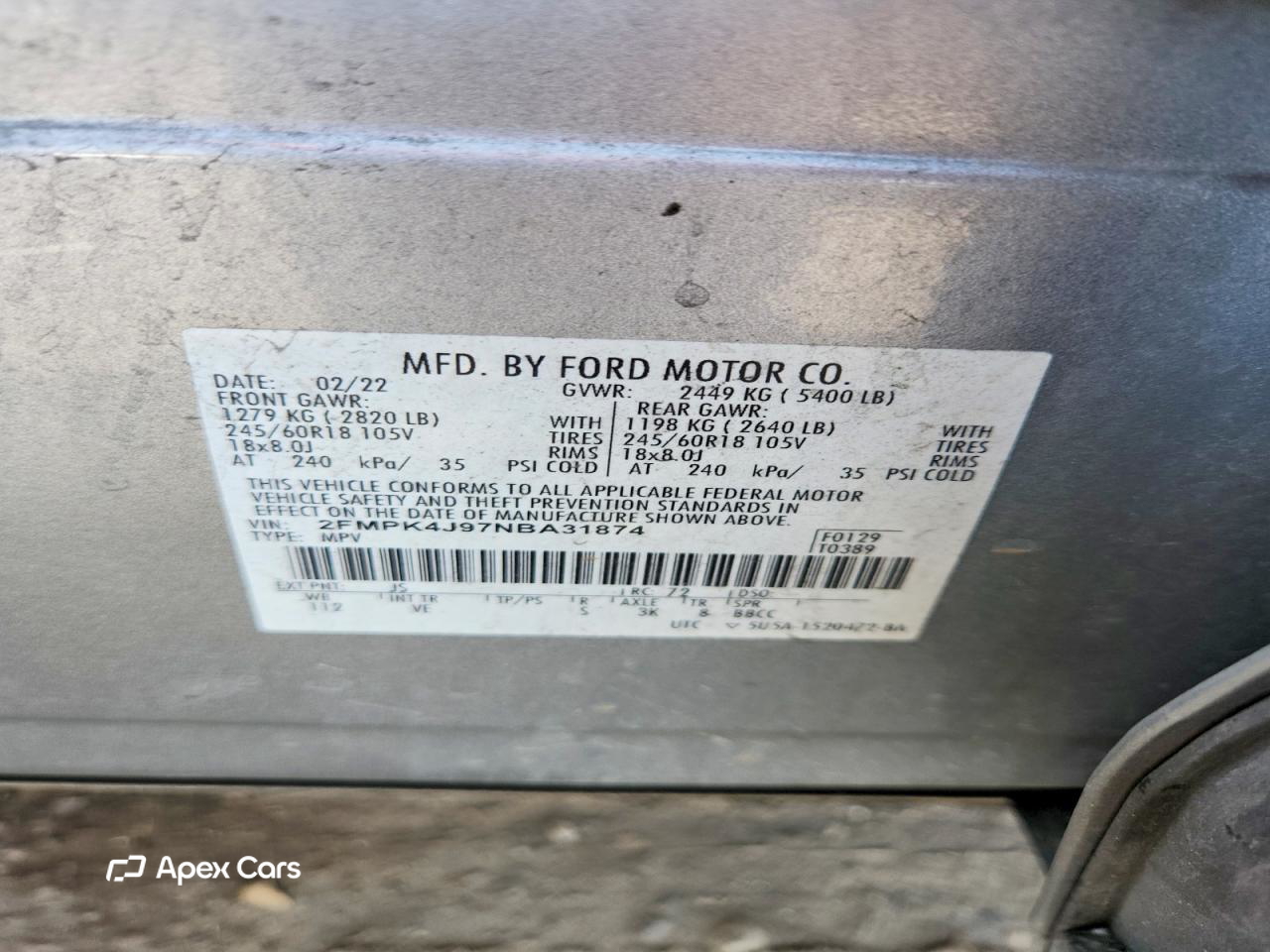 Ford Edge 2022