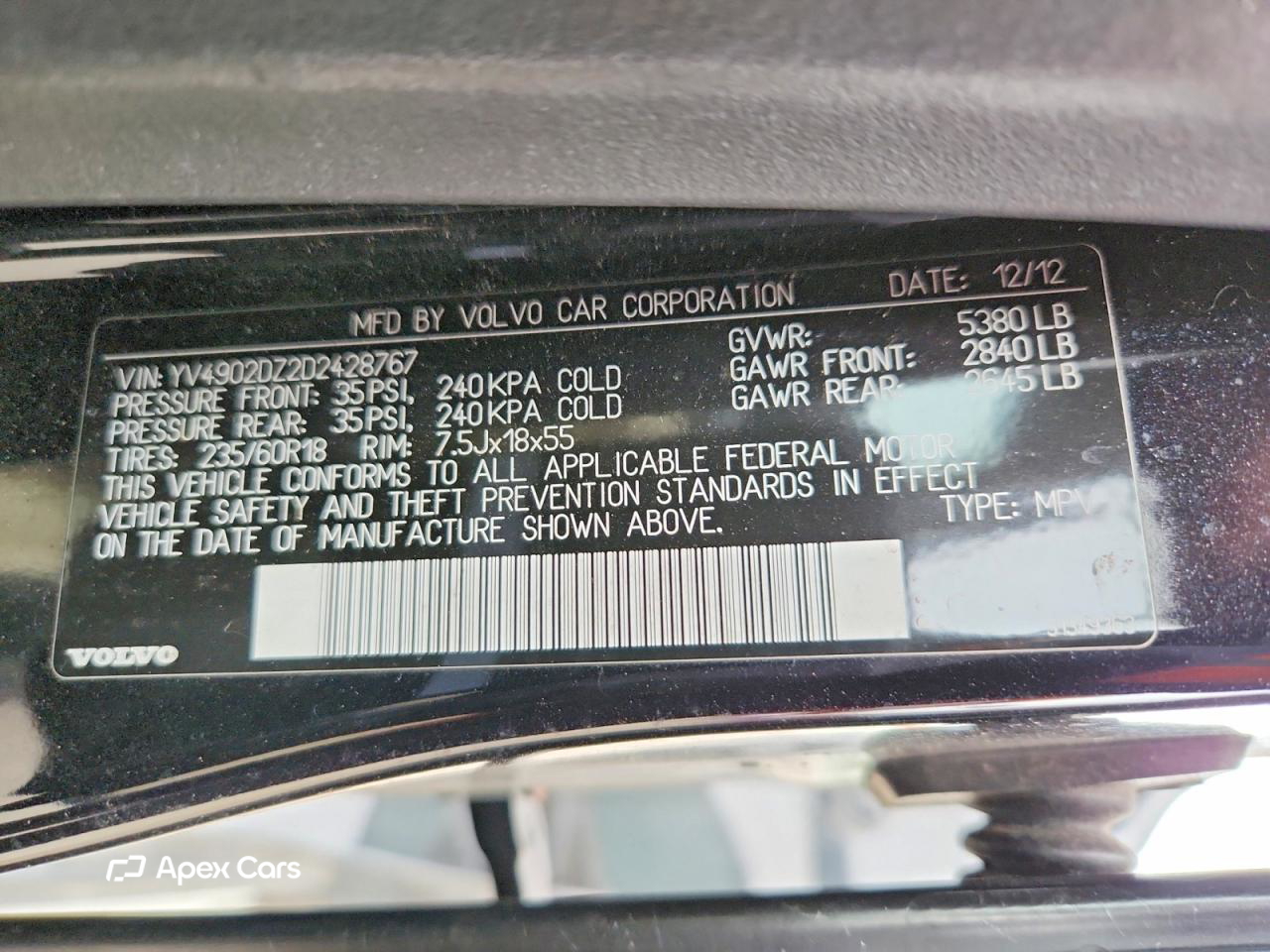 Volvo XC60 2013