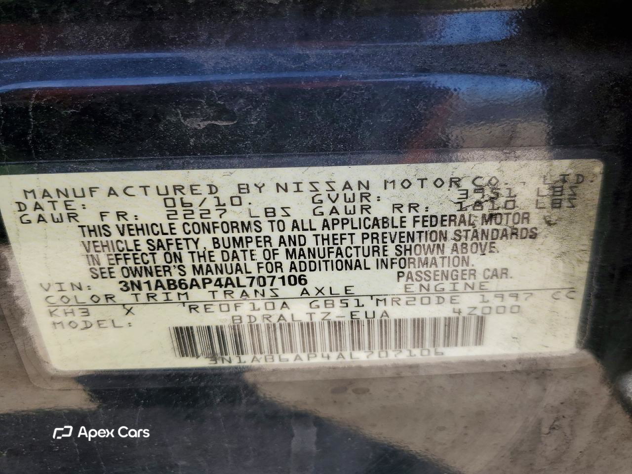 Nissan Sentra 2010