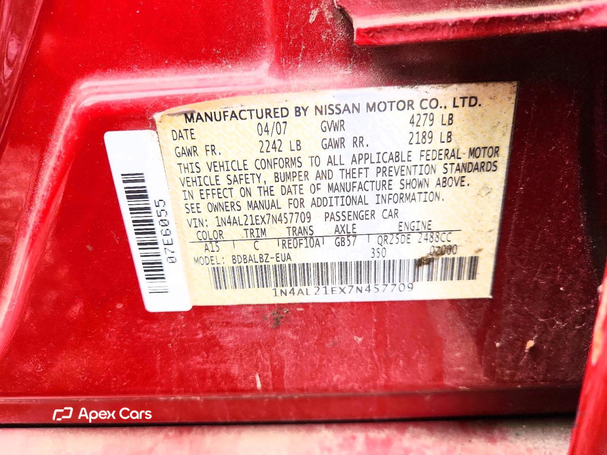 Nissan Altima 2007