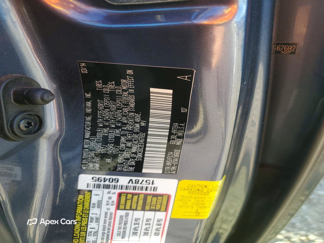 Toyota Sienna 2014
