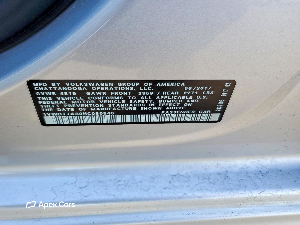 Volkswagen Passat 2017
