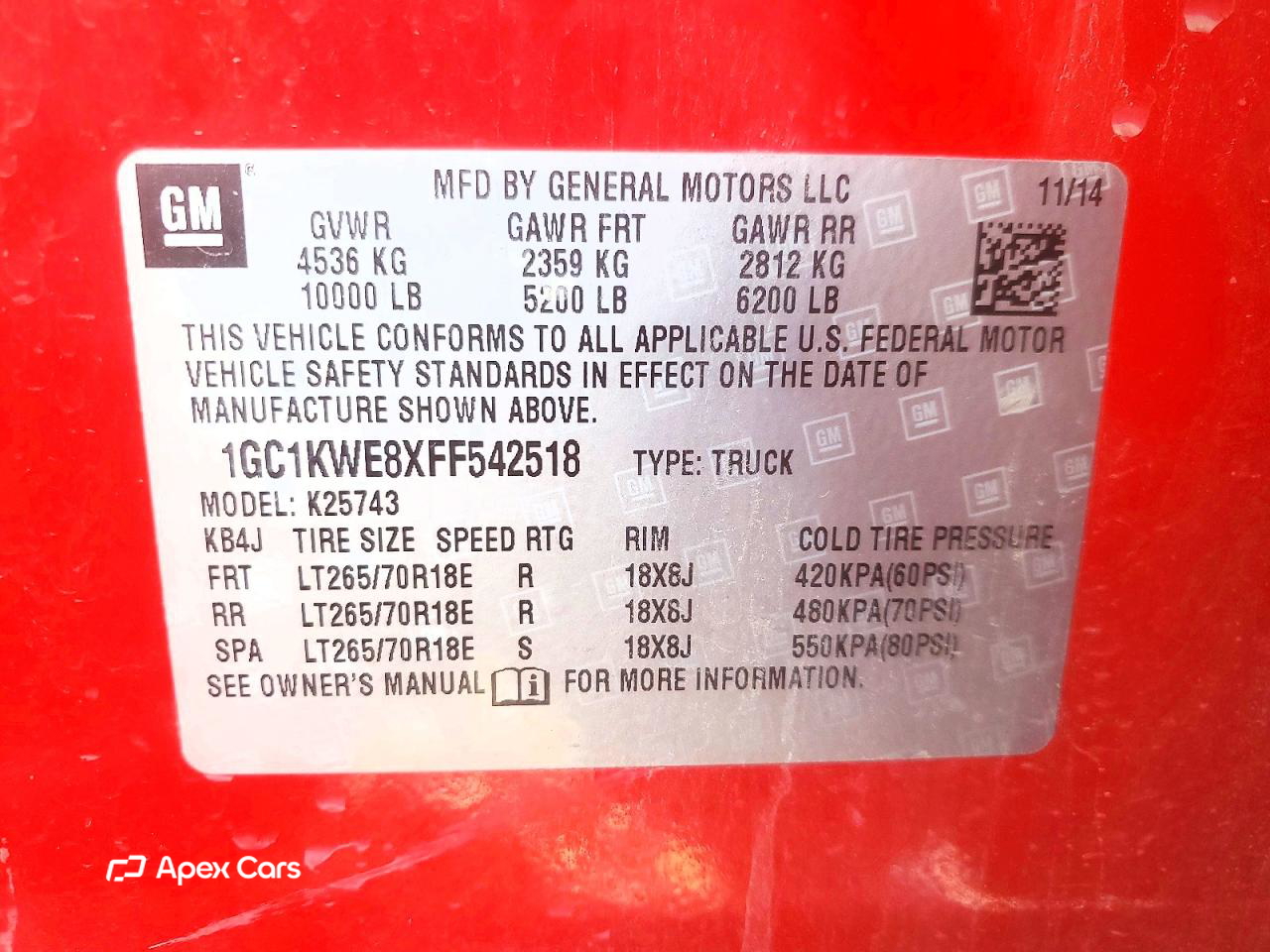 Chevrolet Silverado 2015