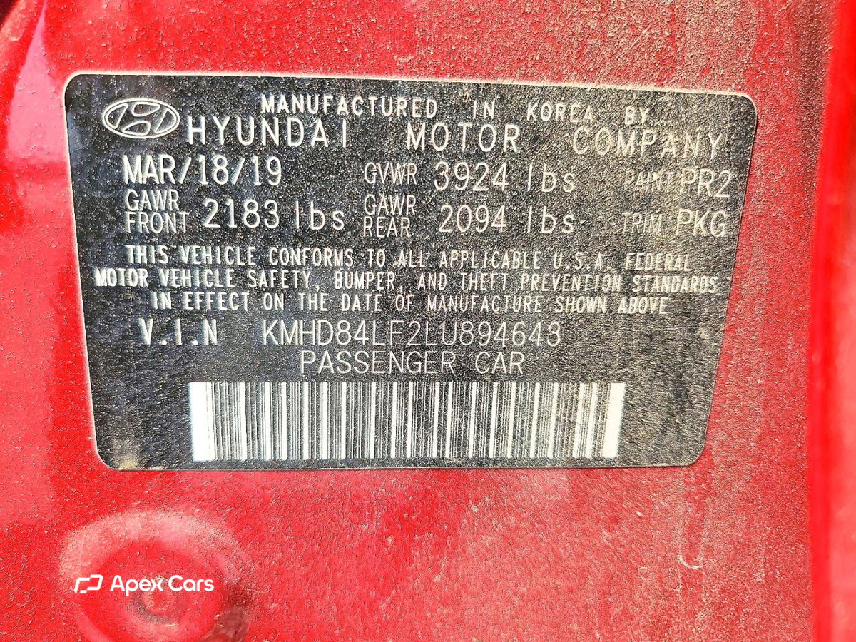 Hyundai Elantra 2020
