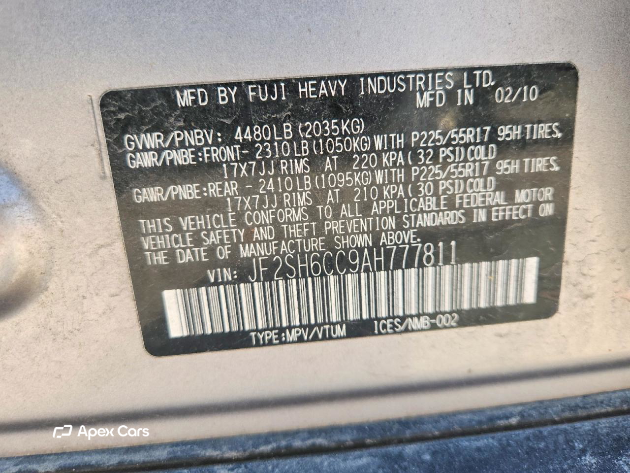 Subaru Forester 2010