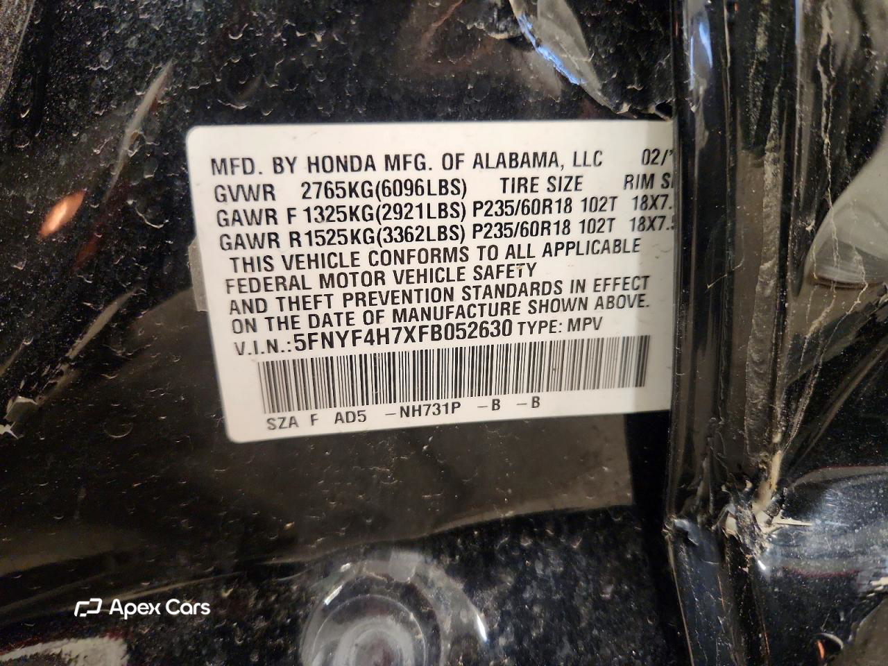 Honda Pilot 2015