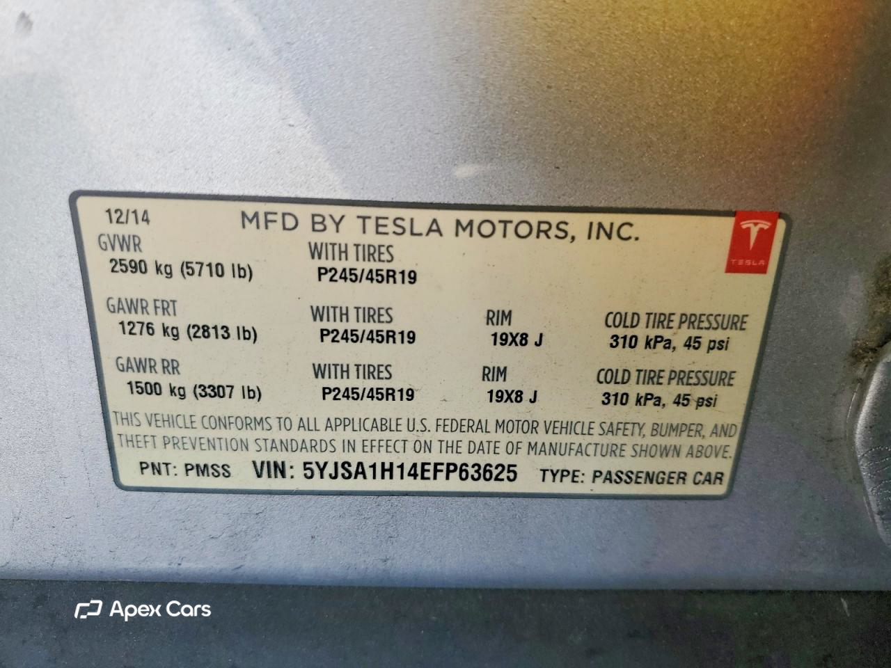 Tesla Model S 2014