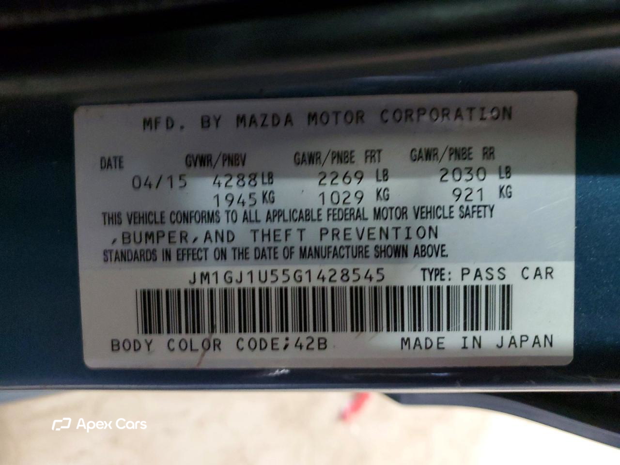 Mazda 6 2016