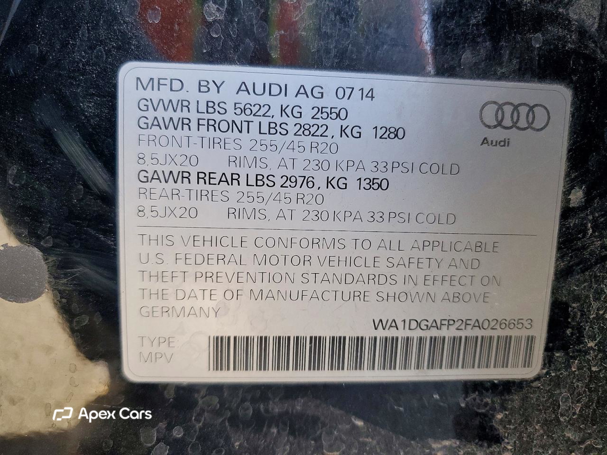 Audi Q5 2015