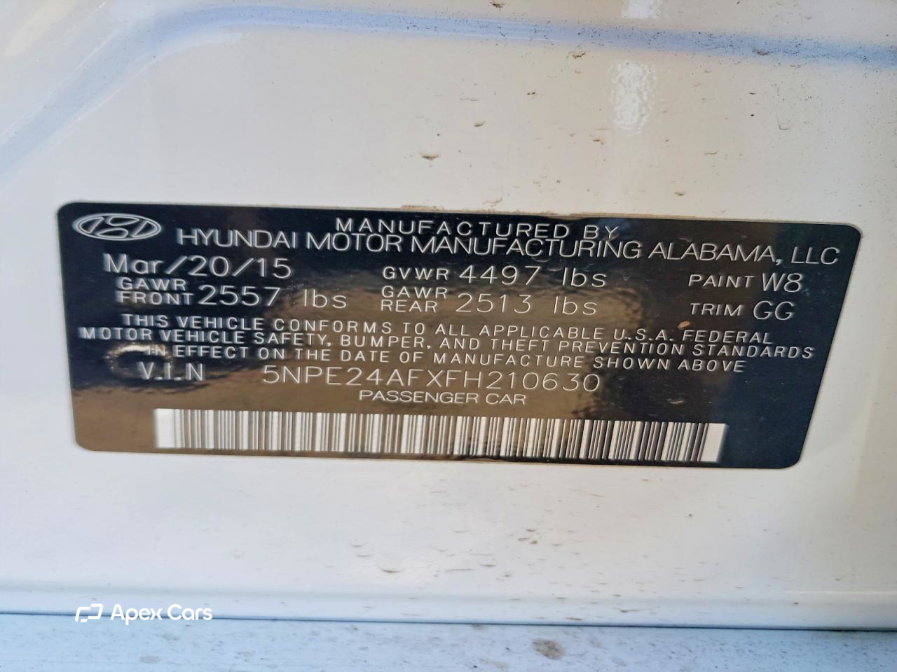 Hyundai Sonata 2015