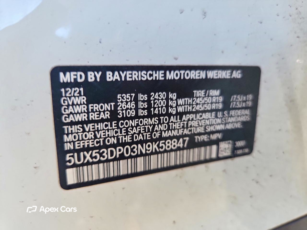 BMW X3 2022