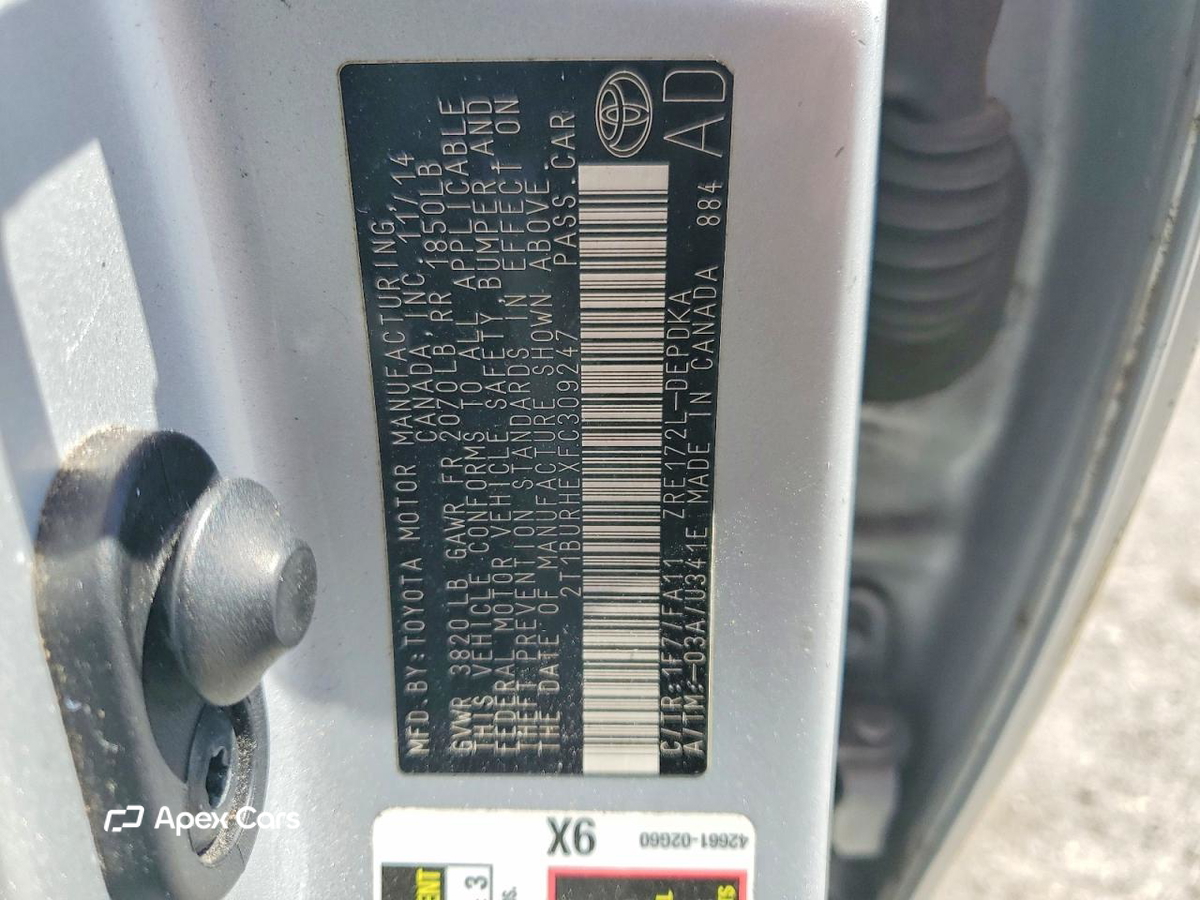Toyota Corolla 2015