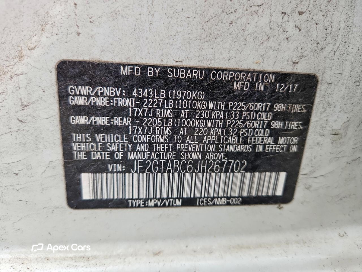 Subaru XV 2018