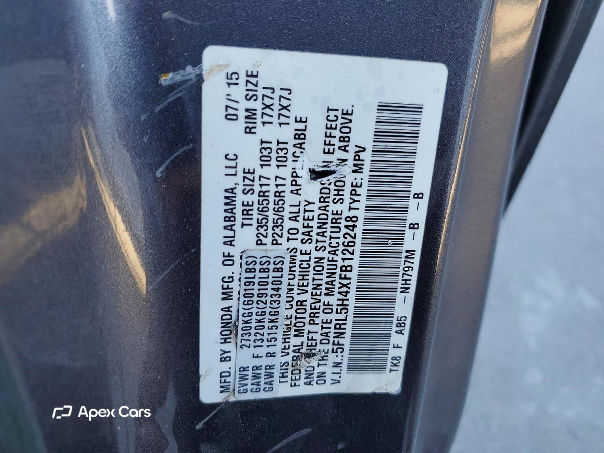 Honda Odyssey 2015