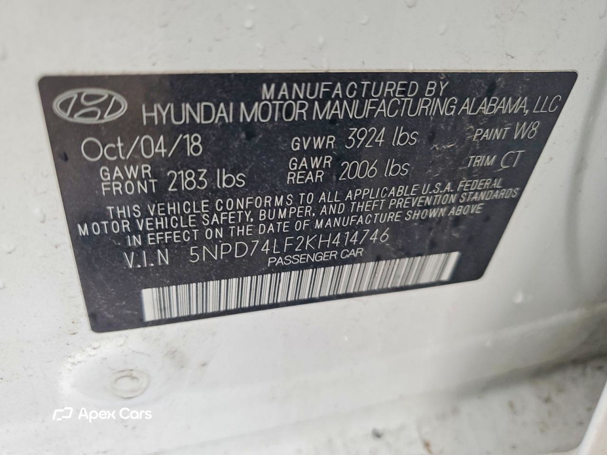 Hyundai Elantra 2019
