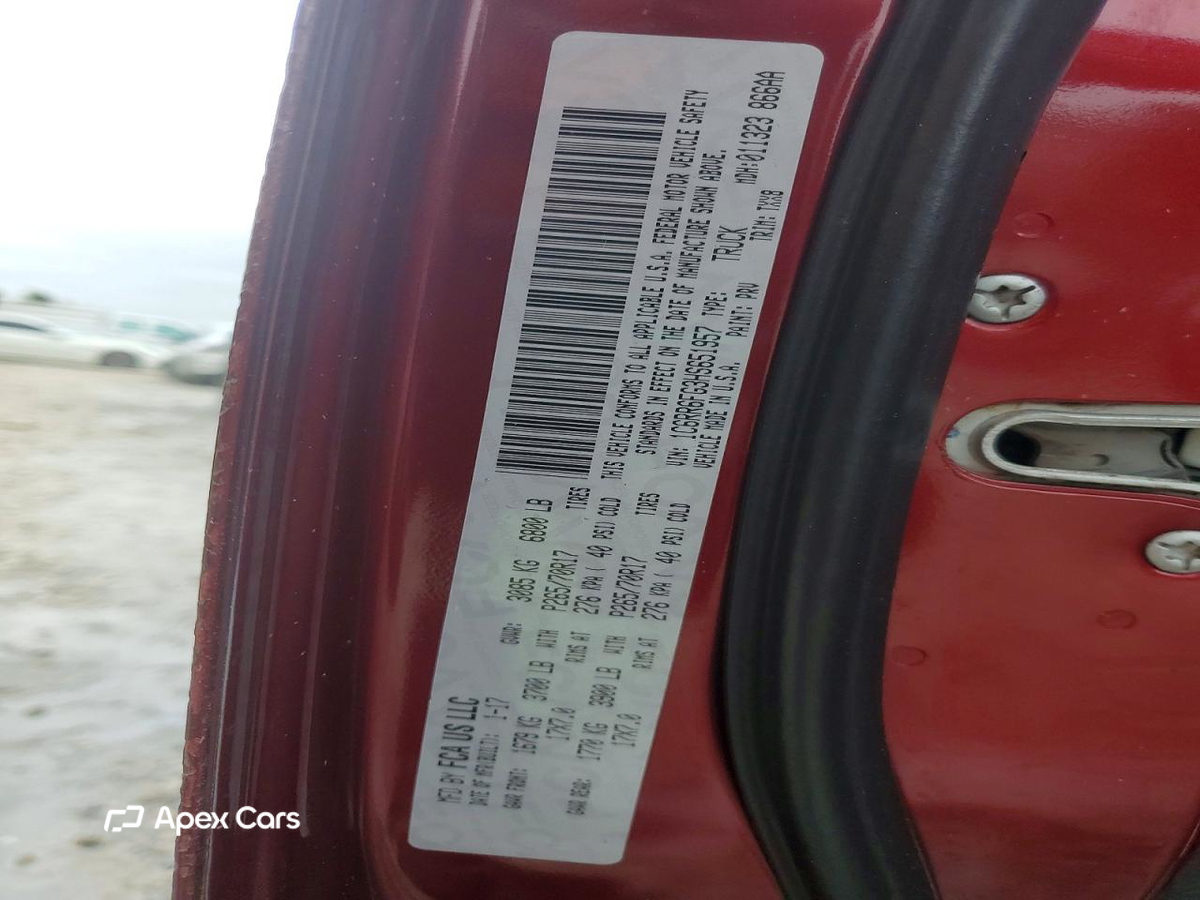 RAM 1500 2017