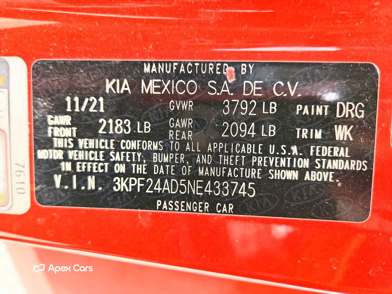 Kia Forte 2022