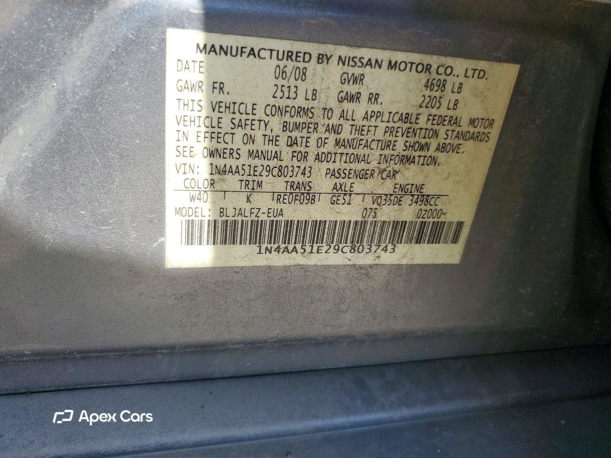 Nissan Maxima 2009