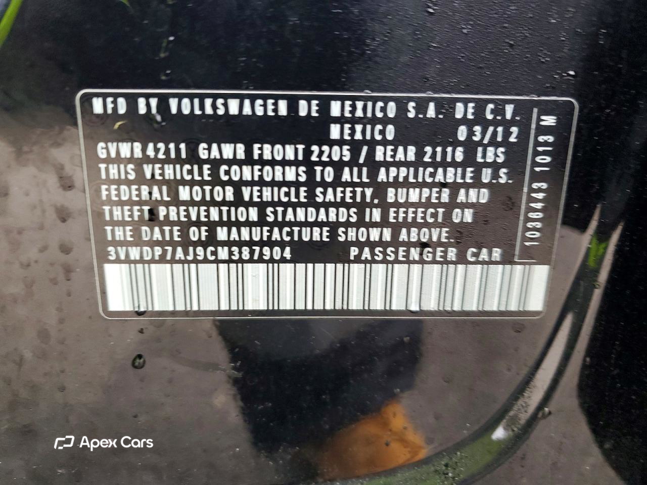 Volkswagen Jetta 2012