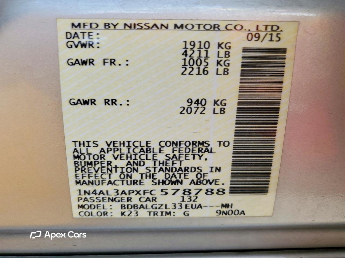 Nissan Altima 2015