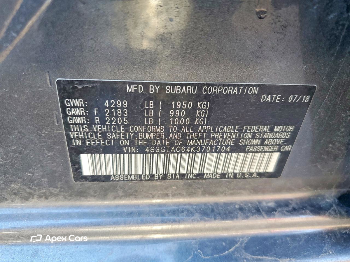 Subaru Impreza 2019