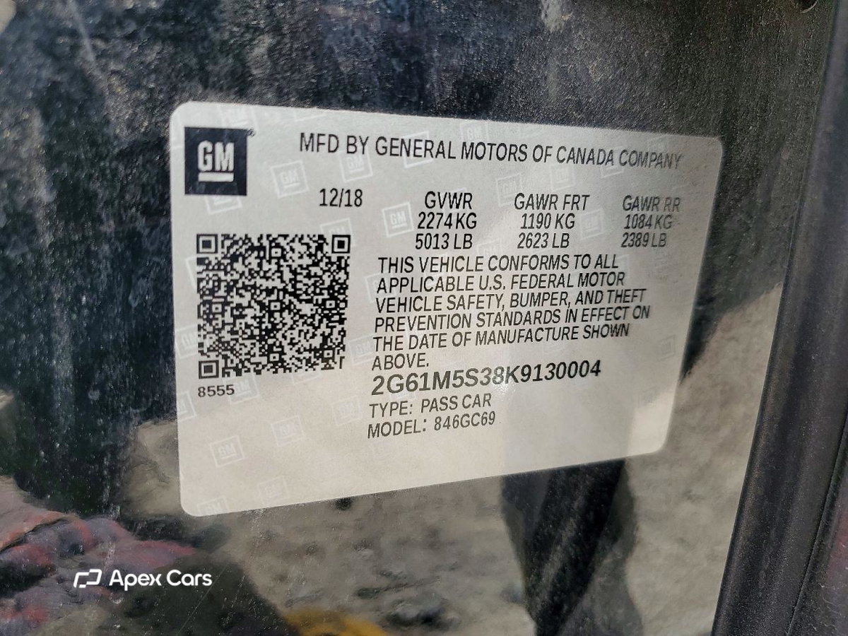 Cadillac XTS 2019